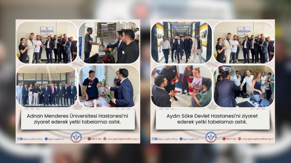 Aydın Söke Devlet Hastanesi ve Adnan Menderes Üniversitesi Hastanesine Yetki Tabelamız Asıldı